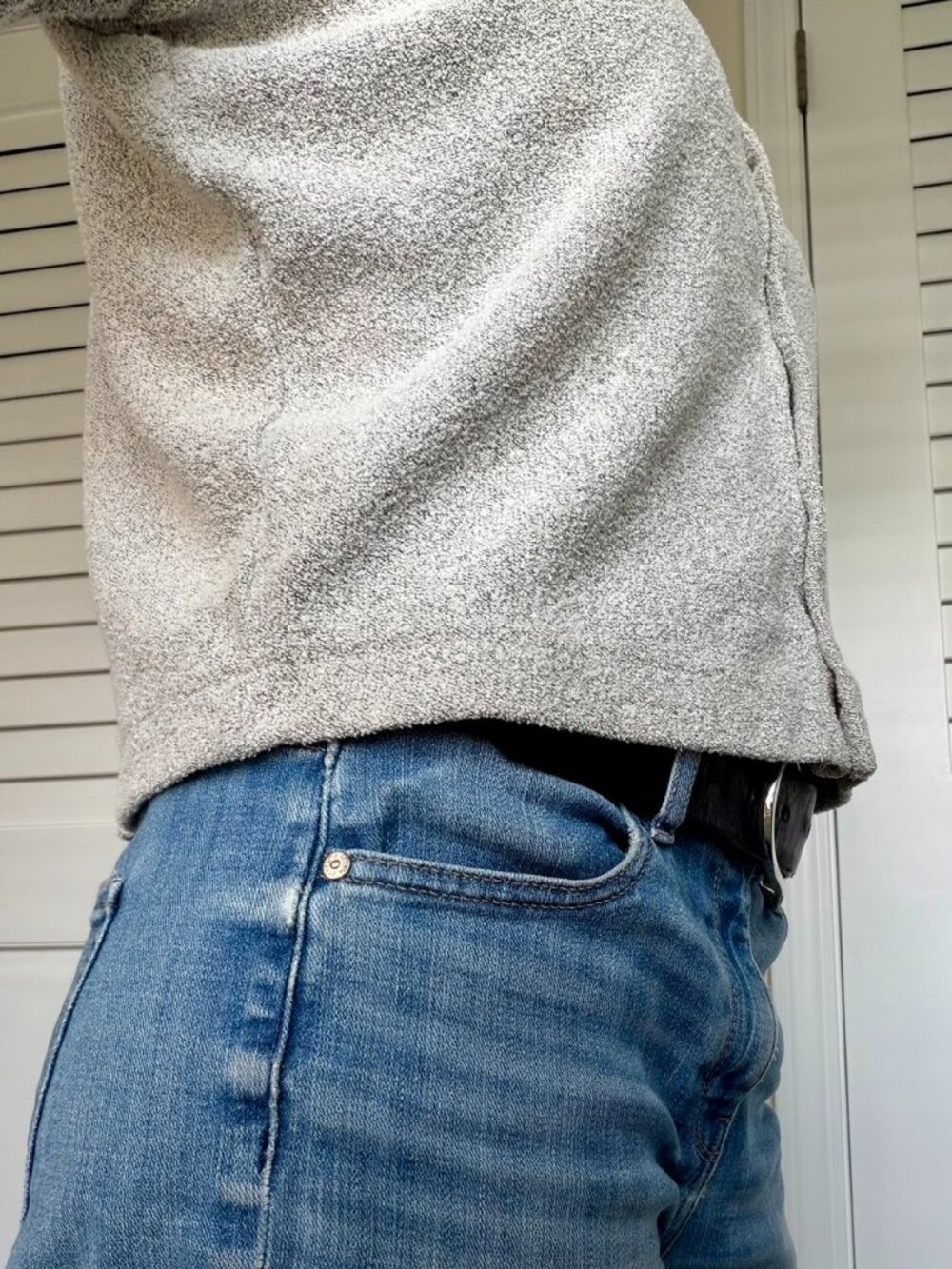 Vintage Lee Riveted Gray Button‑Front Sweater – Size Small – Made in Israel - Picture 10 of 11